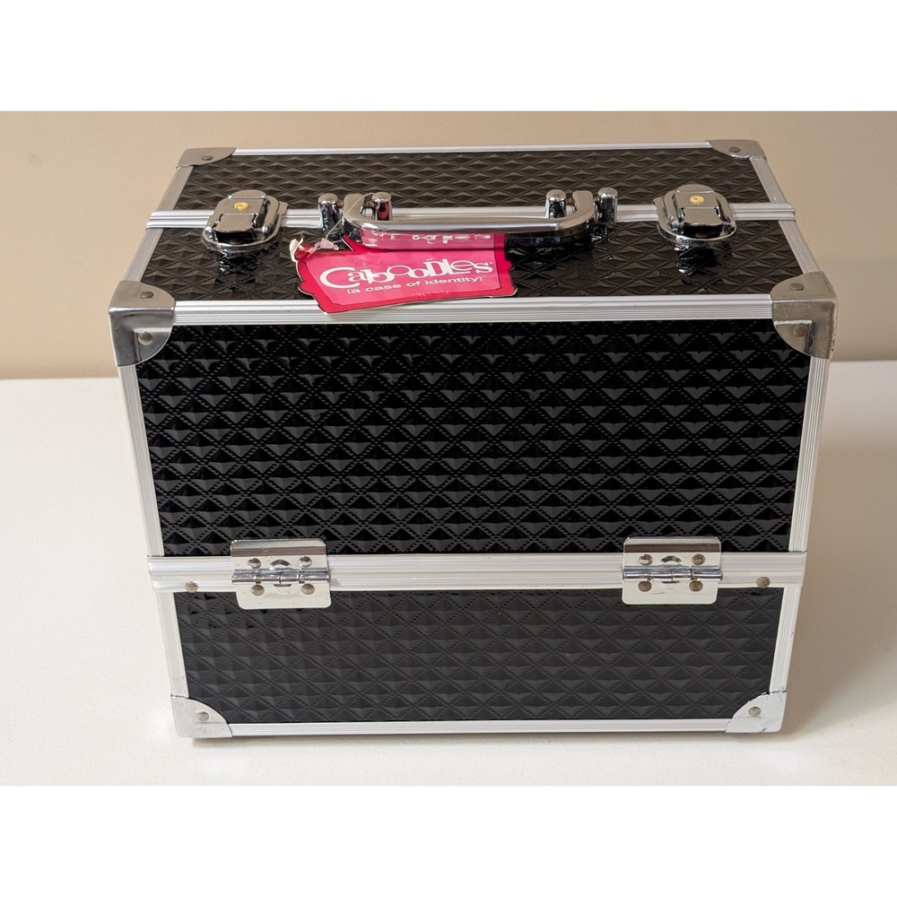 Caboodles Lovestruck Makeup Train Large Case Cosmetic Organizer Travel Box NWT